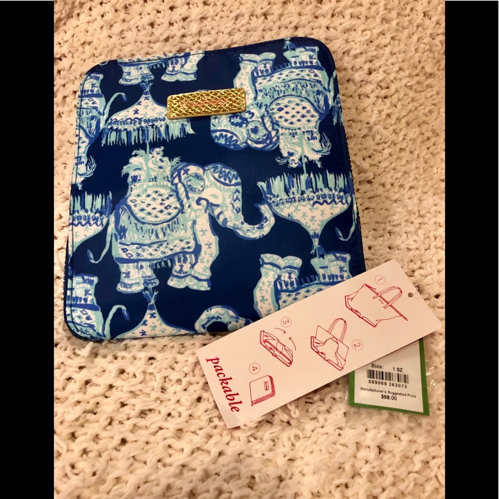 NWT LILLY PULITZER JOY RIDE GETAWAY PACKABLE TOTE